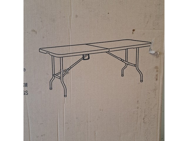 4x klaptafel, deuba - afbeelding 4 van  6