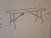 4x klaptafel, deuba - afbeelding 4 van  6