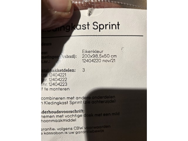 4x kledingkast - afbeelding 7 van  7