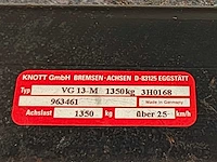 4x knott - vg13-m - aanhanger assen - afbeelding 3 van  5