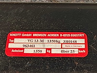 4x knott - vg13-m - aanhanger assen - afbeelding 5 van  6