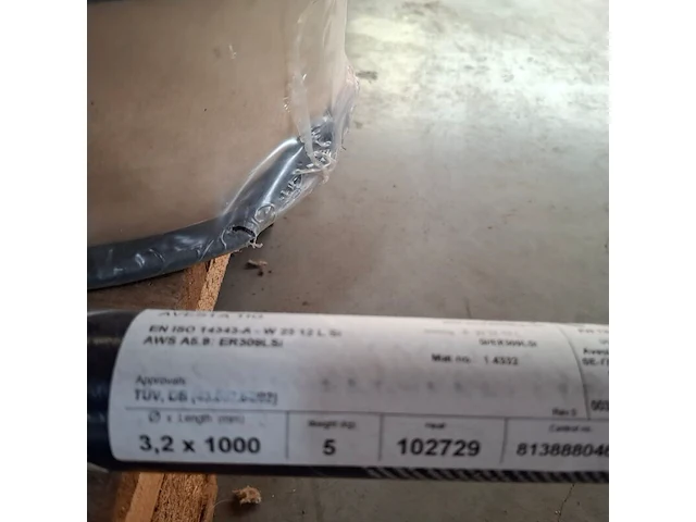 4x koker a 5 kilo laselektrode avesto, 309l-si - afbeelding 5 van  10