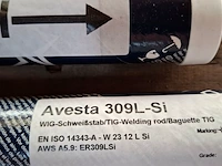 4x koker a 5 kilo laselektrode avesto, 309l-si - afbeelding 10 van  10