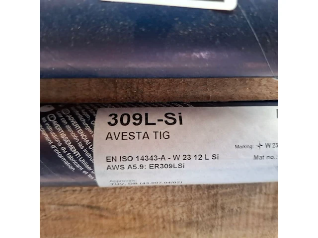 4x koker a 5 kilo laselektrode avesto, 309l-si - afbeelding 7 van  8
