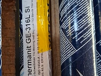4x koker a 5 kilo laselektrode avesto, thermanit ge-316l si - afbeelding 2 van  11