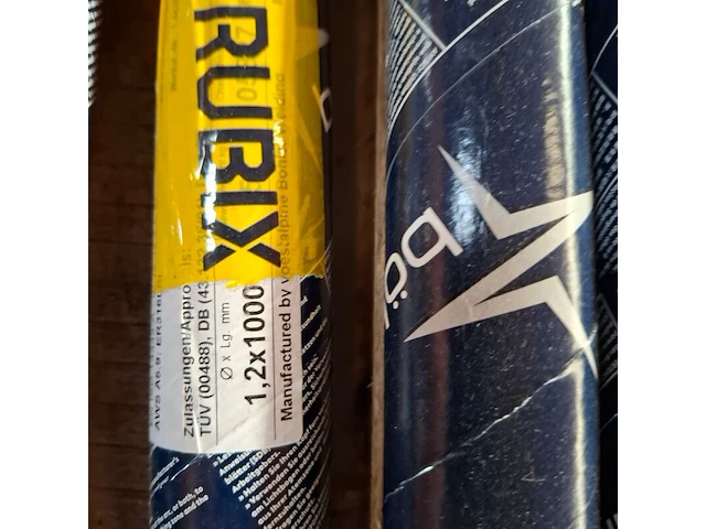 4x koker a 5 kilo laselektrode avesto, thermanit ge-316l si - afbeelding 3 van  11