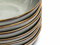 4x kommen set van 6 stuks – ø18 cm – saliegroen, vidi, alba - afbeelding 3 van  9