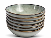 4x kommen set van 6 stuks – ø18 cm – saliegroen, vidi, alba - afbeelding 2 van  9