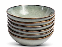 4x kommen set van 6 stuks – ø18 cm, vidi, alba, saliegroen - afbeelding 2 van  9