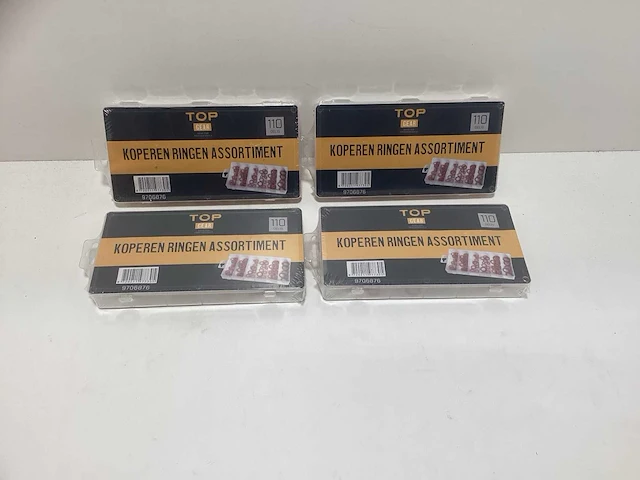 (4x) koperen ringen assortiment - 110-delig - m6 t/m m16 - afbeelding 5 van  5
