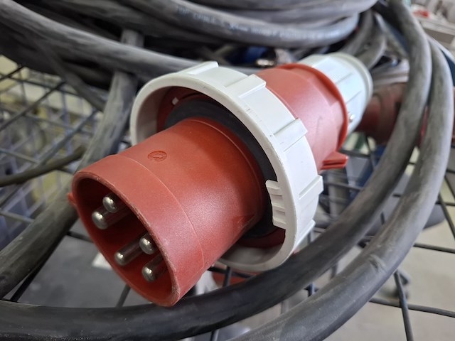 4x krachtstroom verlengkabel - afbeelding 2 van  4