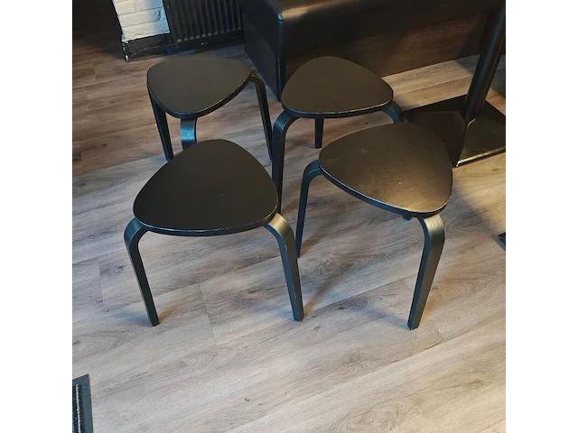 4x krukje, zwart - afbeelding 1 van  1