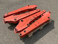 4x kubota lepelsteel passend kubota kx41 - afbeelding 1 van  6