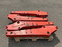 4x kubota lepelsteel passend kubota kx41 - afbeelding 2 van  6