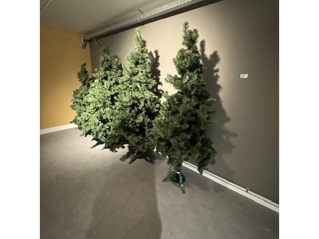 4x kunstkerstboom, groen - afbeelding 2 van  4