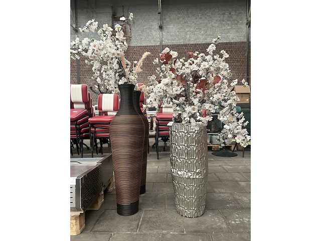 4x kunstplant in pot - afbeelding 1 van  5