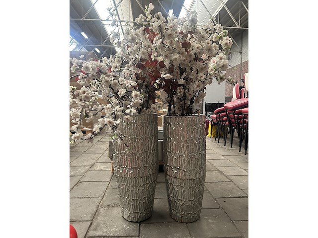 4x kunstplant in pot - afbeelding 2 van  5