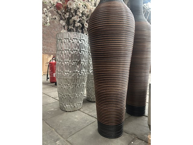 4x kunstplant in pot - afbeelding 3 van  5