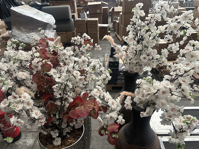 4x kunstplant in pot - afbeelding 4 van  5