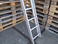 4x ladder, solide, incompleet 16 treden , zilver - afbeelding 3 van  9