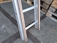 4x ladder, solide, incompleet 16 treden , zilver - afbeelding 6 van  9