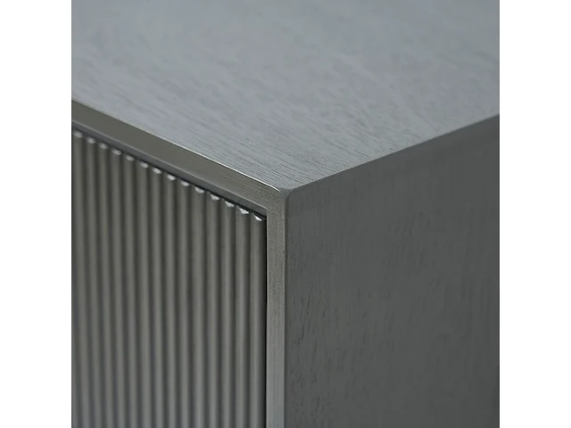 4x ladekast met 2 laden – 43 x 33 x 54.5 cm – hout – donkergrijs vidi, skaerm - afbeelding 5 van  6