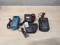 4x lader, o.a. bosch, makita - afbeelding 1 van  10