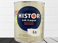 4x lak hoogglans 2,5 liter histor, perfect finish, basis ln - afbeelding 1 van  2