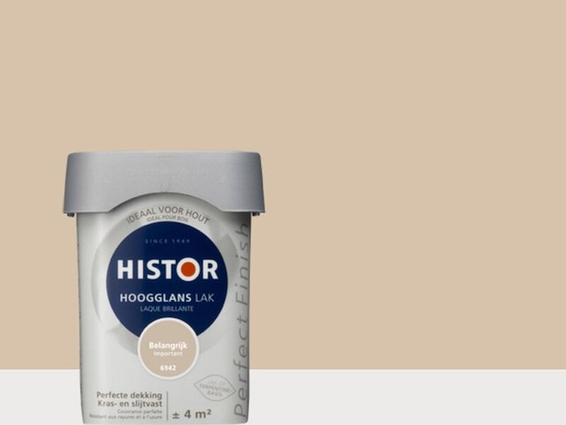 4x lak hoogglans histor, perfect finish, belangrijk, 0,25 liter - afbeelding 1 van  2