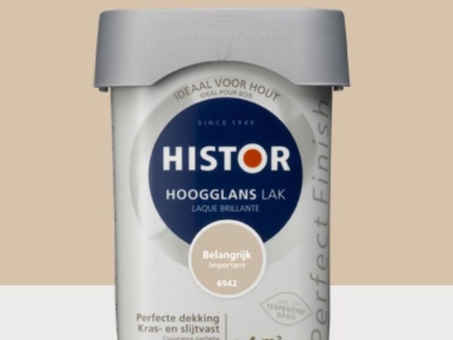 4x lak hoogglans histor, perfect finish, belangrijk, 0,25 liter - afbeelding 2 van  2
