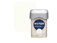 4x lak hoogglans histor, perfect finish, zonlicht ral 9010, 250 ml - afbeelding 1 van  2