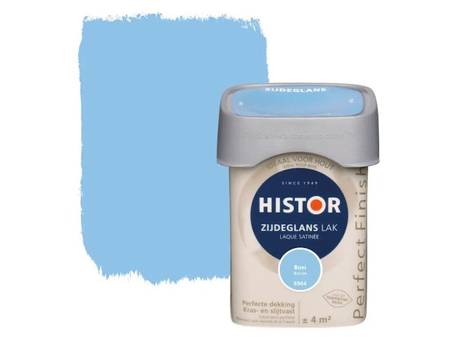 4x lak zijdeglans histor, perfect finish, boei, 250 ml - afbeelding 1 van  2