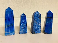4x lapis lazuli obelisk (4-zijdig)