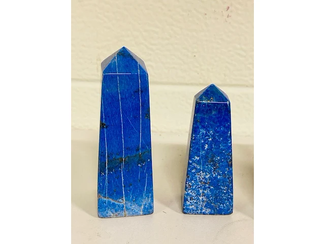4x lapis lazuli obelisk (4-zijdig) - afbeelding 4 van  5