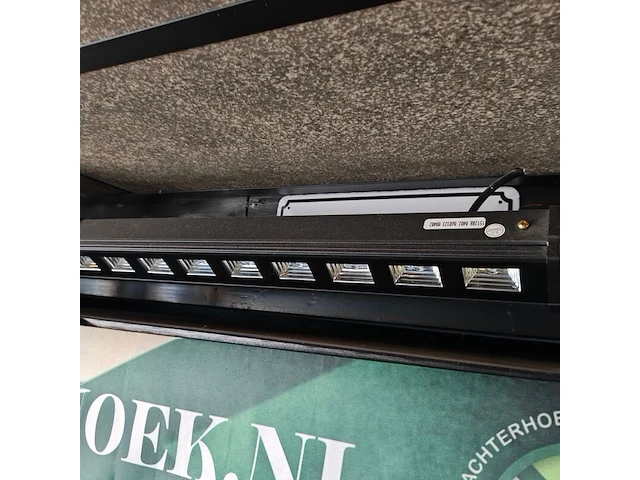 4x led blacklight lampen met 3 discolampen, ibiza, zwart - afbeelding 3 van  5