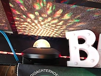 4x led blacklight lampen met 3 discolampen, ibiza, zwart - afbeelding 5 van  5