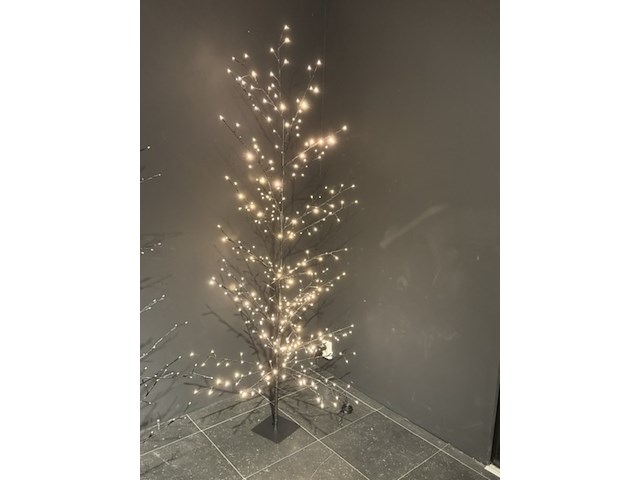 4x led kerstboom, zwart - afbeelding 1 van  2