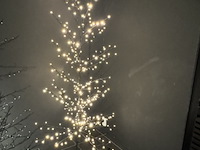 4x led kerstboom, zwart - afbeelding 1 van  3