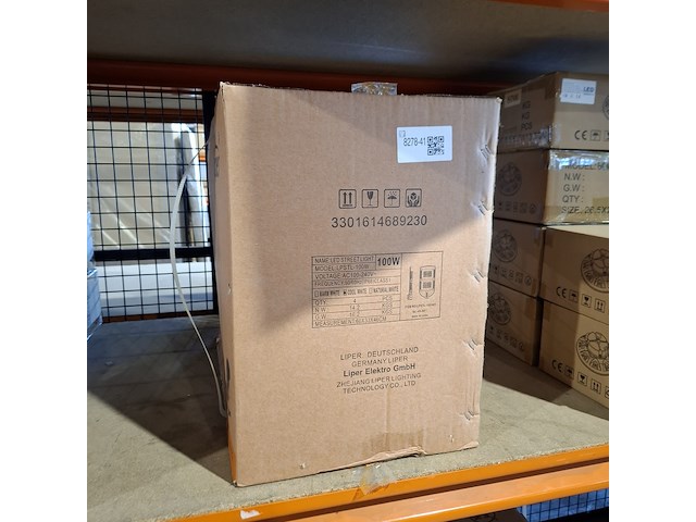 4x led straatverlichting 100w liper, grijs, 2024 - afbeelding 4 van  4