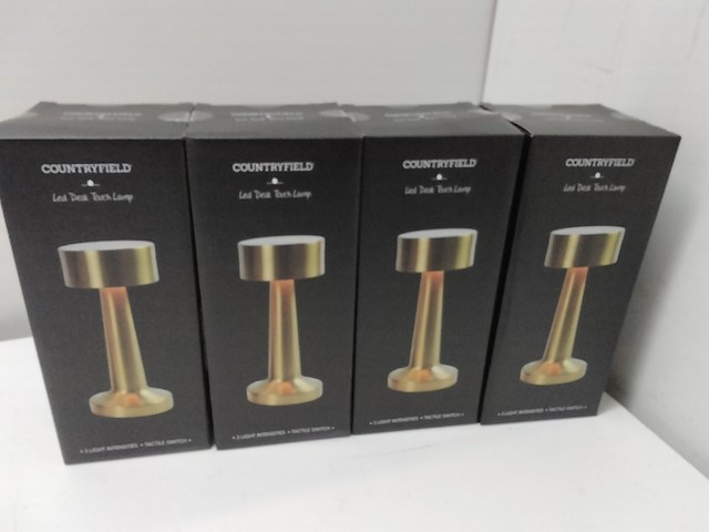 4x led tafellamp met touch bediening - afbeelding 1 van  3