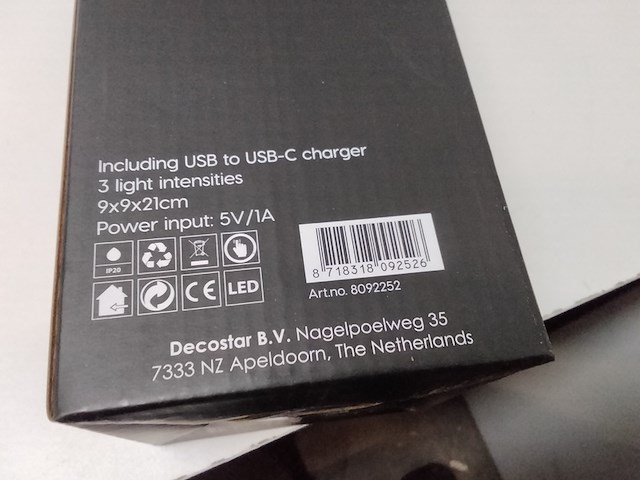 4x led tafellamp met touch bediening - afbeelding 3 van  3