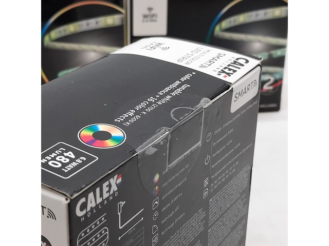4x ledstrip, calex, smart multi color led strip - afbeelding 5 van  5
