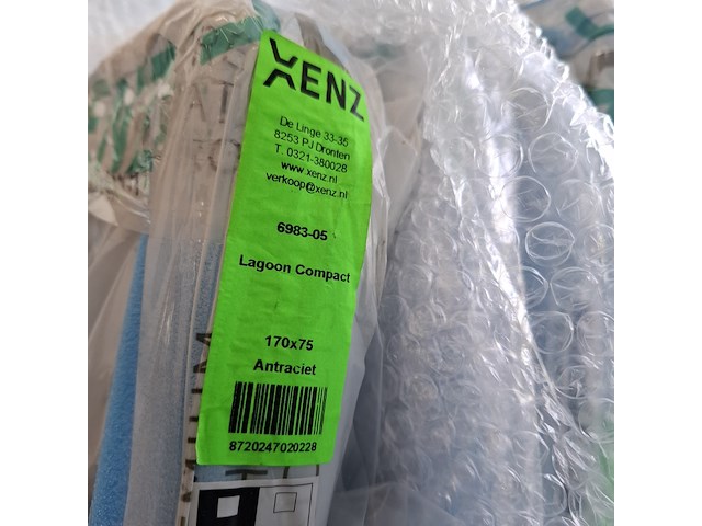 4x ligbad xenz, lagoon compact, antraciet - afbeelding 3 van  3