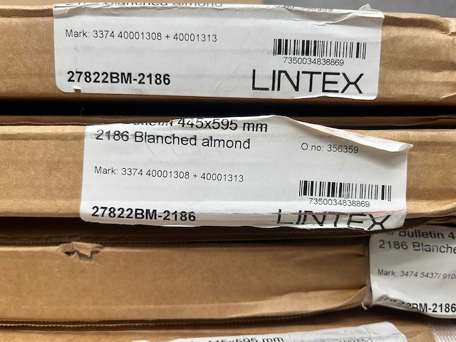 4x lintex - air blached almond - design prikbord - afbeelding 5 van  9