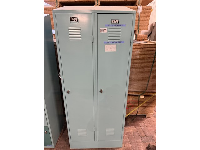 4x locker, lichtblauw - afbeelding 1 van  2