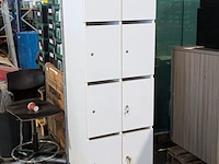 4x lockerkast, o.a. olssen met xs 731 codesloten