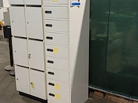 4x lockerkast, o.a. olssen met xs 731 codesloten - afbeelding 2 van  7