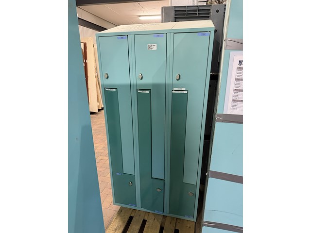 4x lockers, lichtblauw - afbeelding 1 van  2