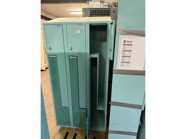 4x lockers, lichtblauw - afbeelding 2 van  2