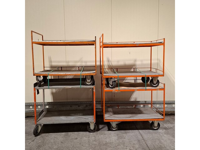 4x magazijnwagen - afbeelding 1 van  7